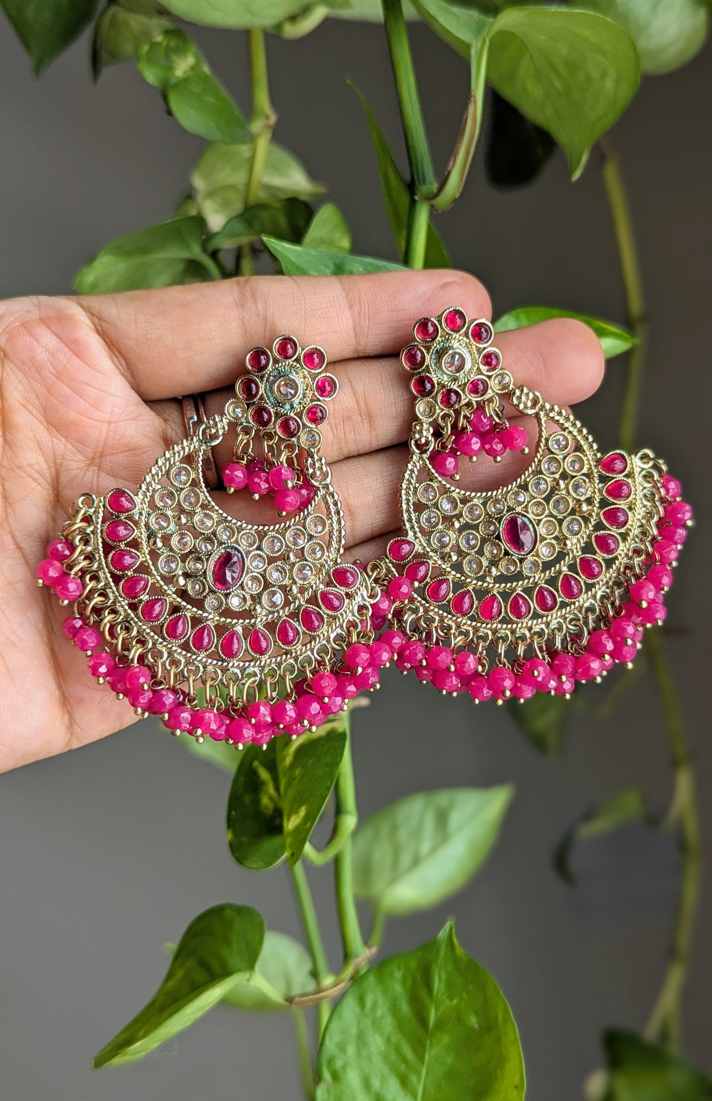 Exclusive Mehedi Stone Earring