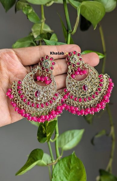 Reverse AD Stone Earring