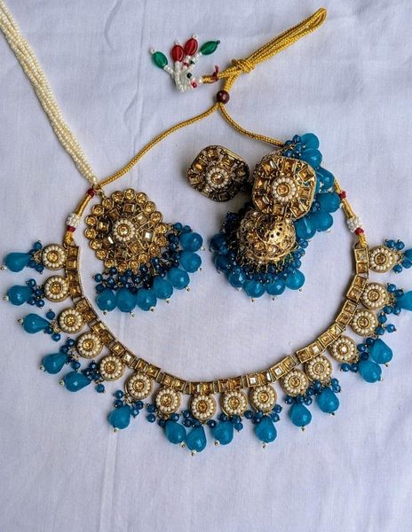 Kundan chokher with JHUMKA-TIKLI